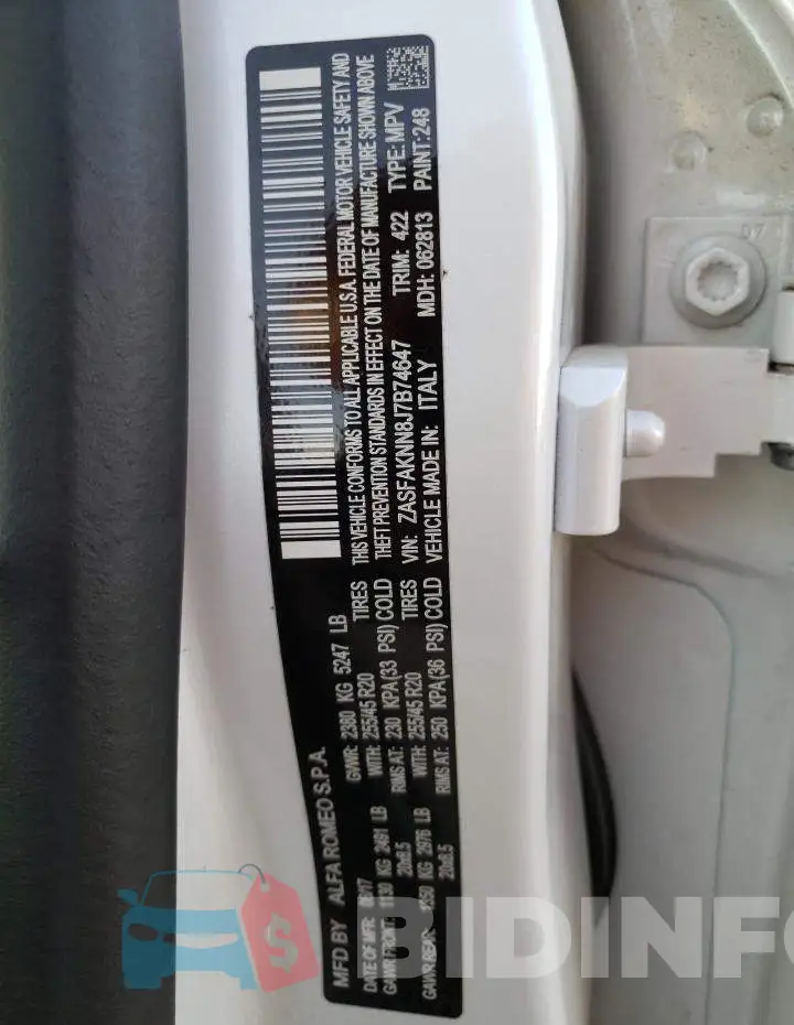 ZASFAKNN8J7B74647 Photo# 14