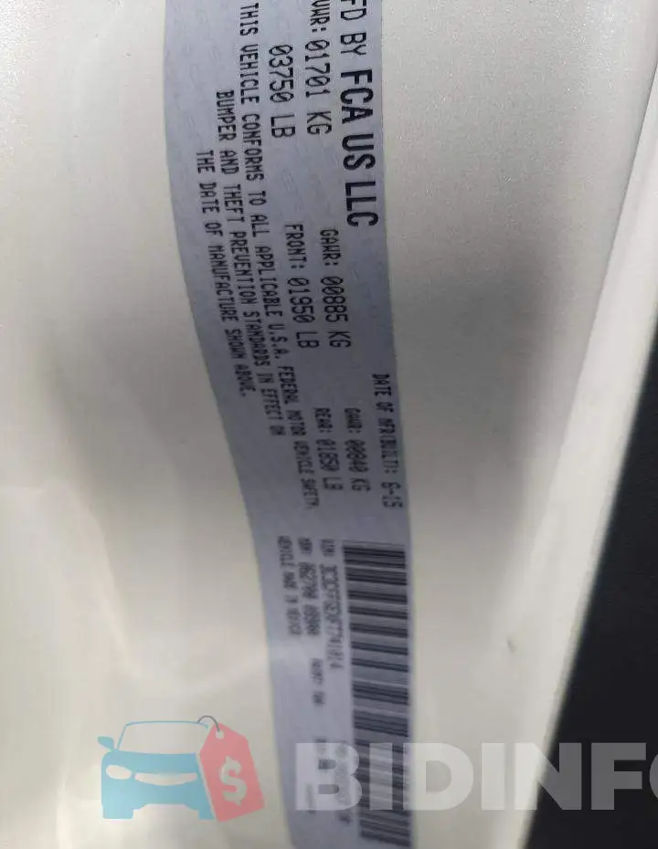 3C3CFFGEXFT741014 Photo# 12
