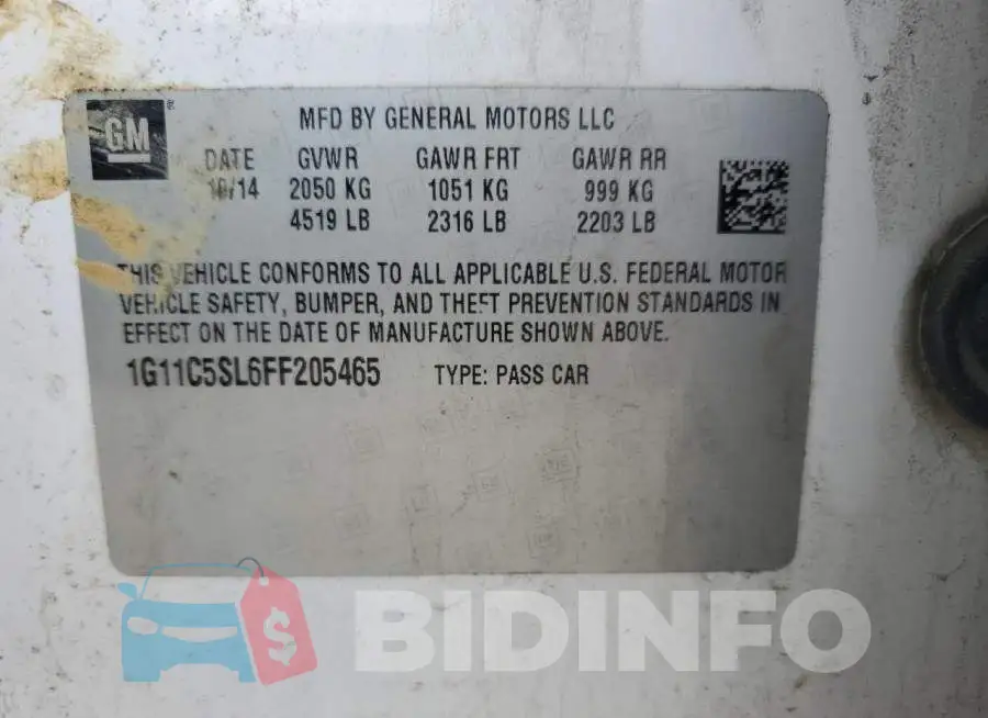1G11C5SL6FF205465 Photo# 12
