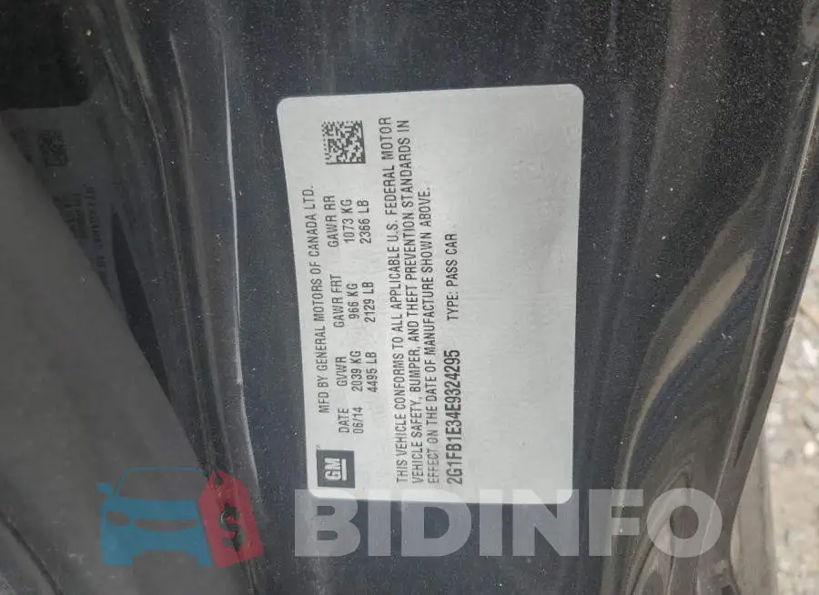 2G1FB1E34E9324295 Photo# 13