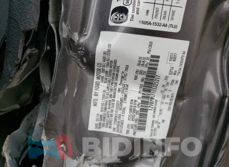 1ZVBP8CF1E5325217 Photo# 12