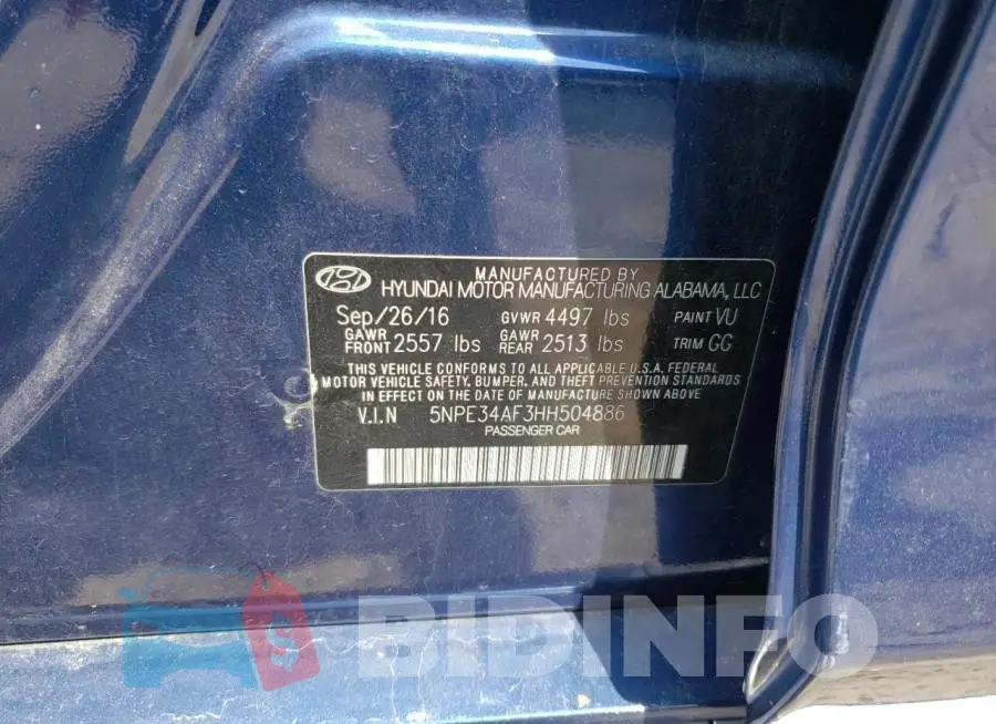 5NPE34AF3HH504886 Photo# 12