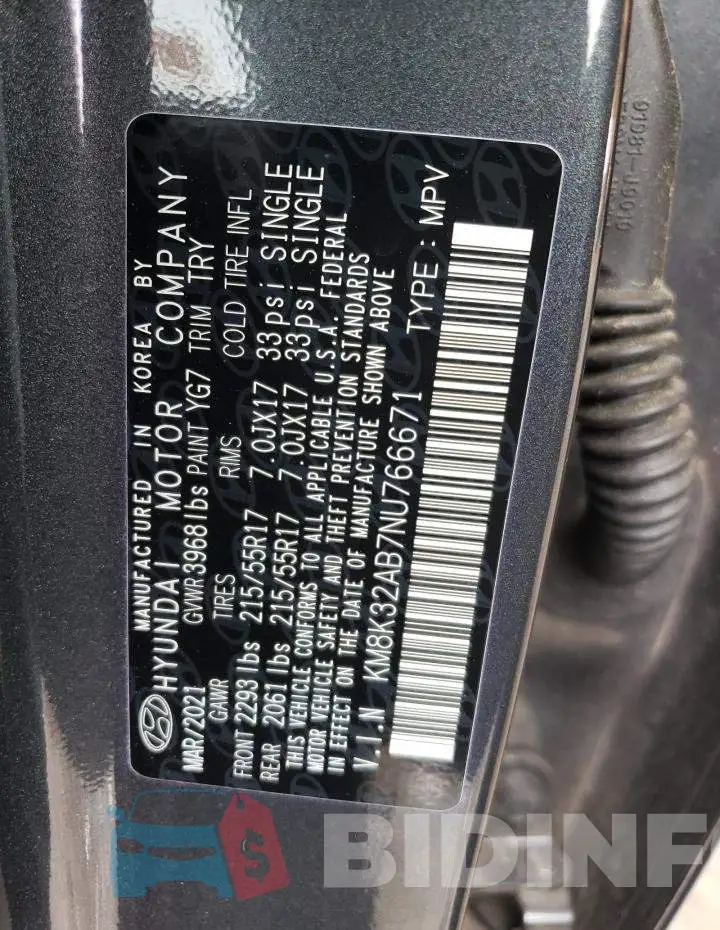 KM8K32AB7NU766671 Photo# 13