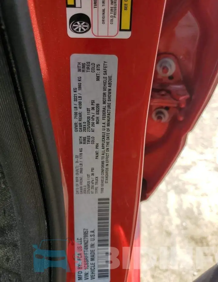 1C6SRFFT4NN279957 Photo# 12