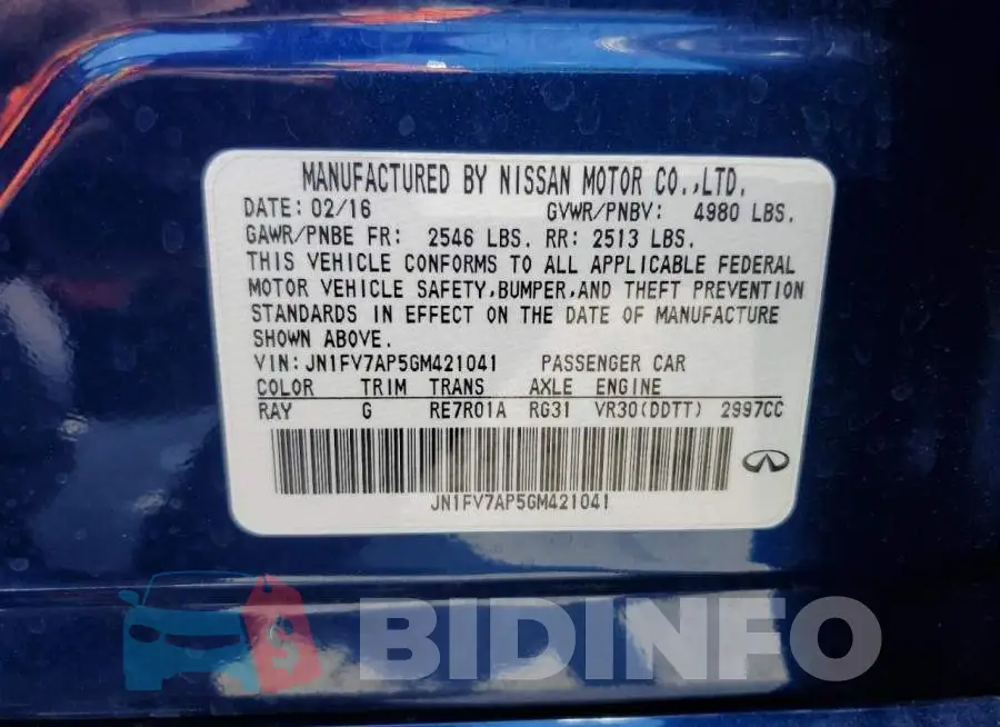 JN1FV7AP5GM421041 Photo# 12
