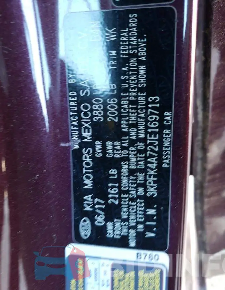 3KPFK4A72JE169713 Photo# 12
