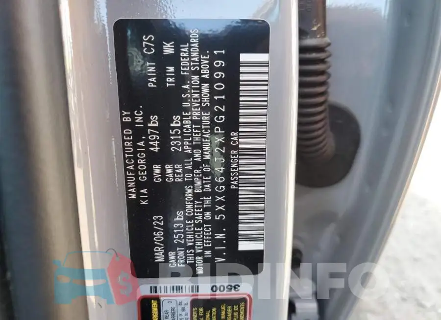 5XXG64J2XPG210991 Photo# 13