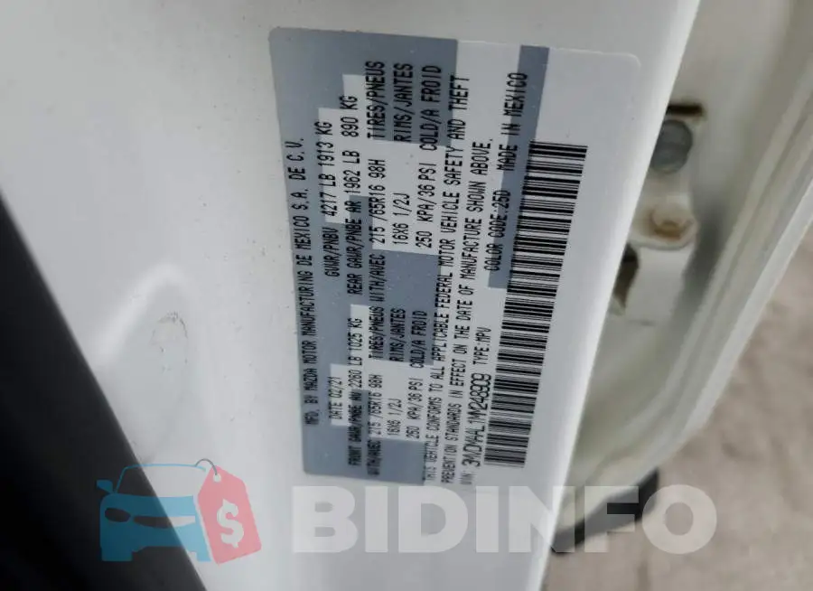 3MVDMAAL1MM248909 Photo# 12