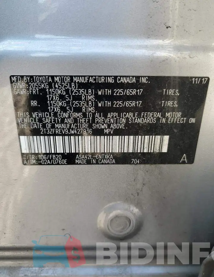 2T3ZFREV9JW427916 Photo# 13