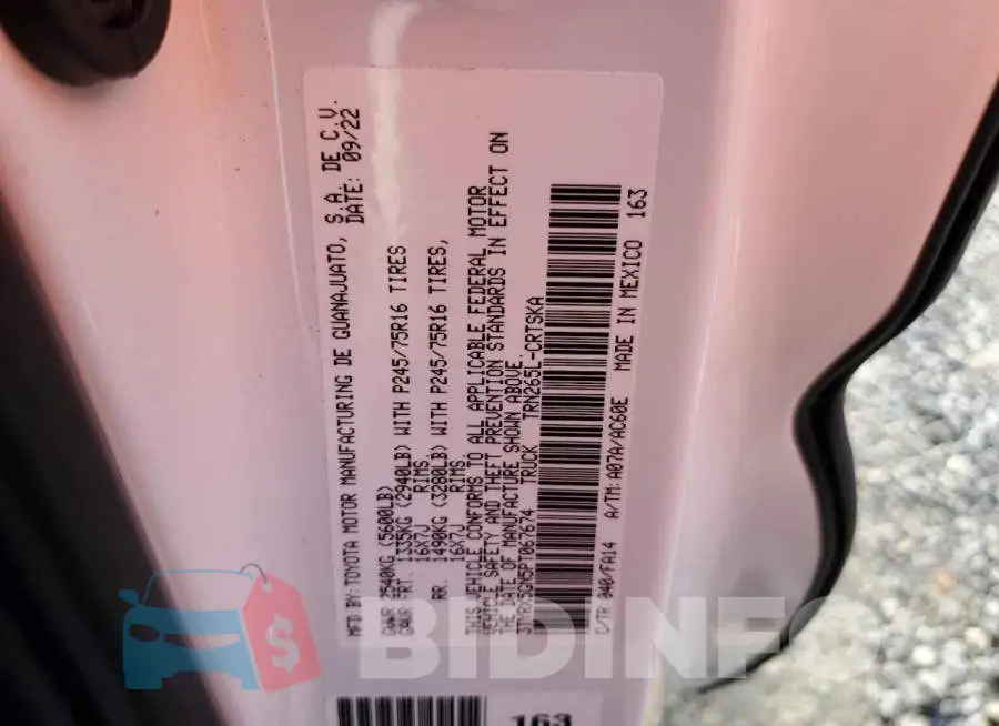 3TYRX5GN5PT067674 Photo# 12