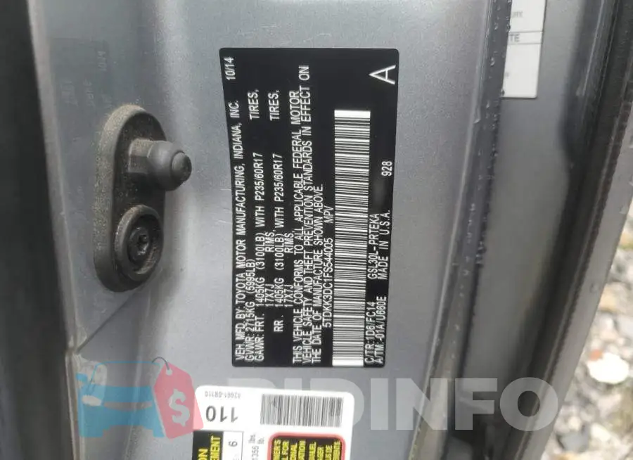 5TDKK3DC1FS544005 Photo# 14