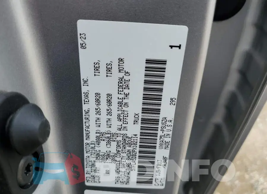 5TFLA5DB2PX102114 Photo# 12