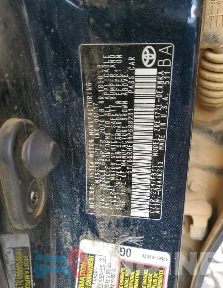 5YFBURHE0HP688231 Photo# 12