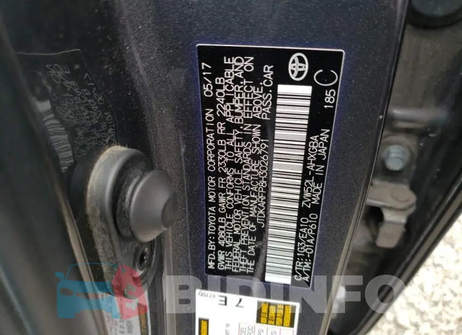 JTDKARFP8H3026791 Photo# 12