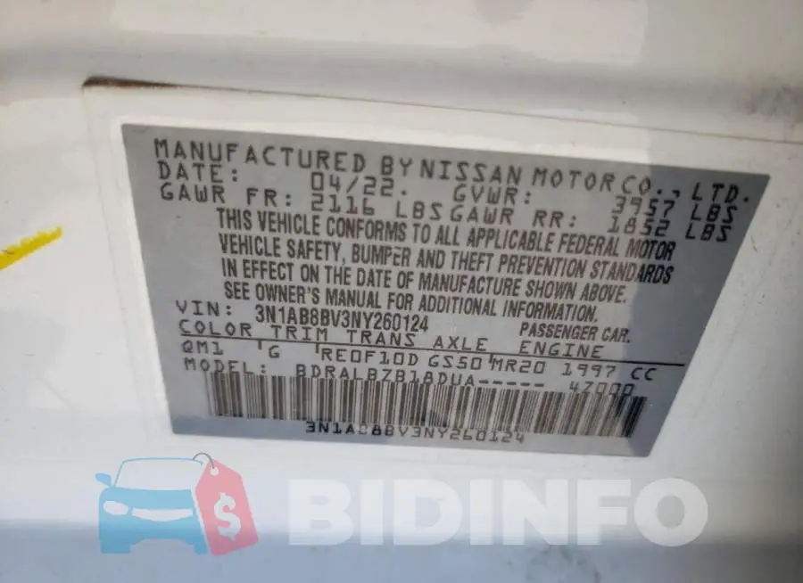 3N1AB8BV3NY260124 Photo# 12