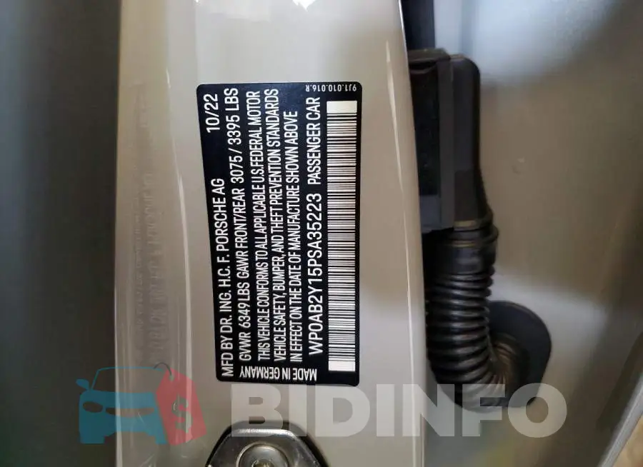 WP0AB2Y15PSA35223 Photo# 12