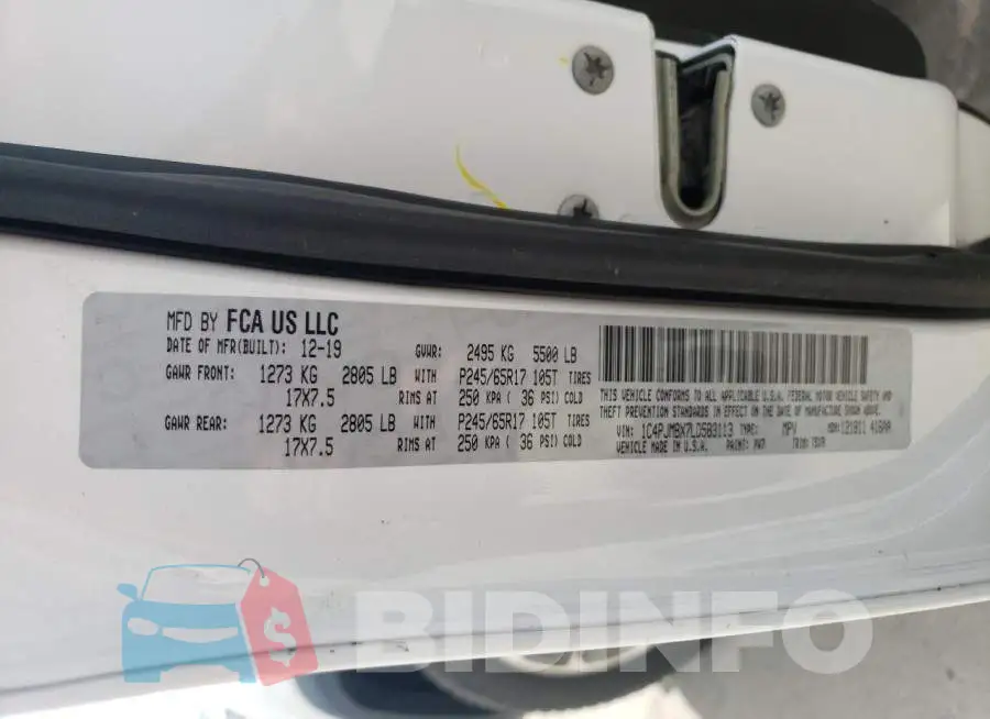 1C4PJMBX7LD583113 Photo# 13