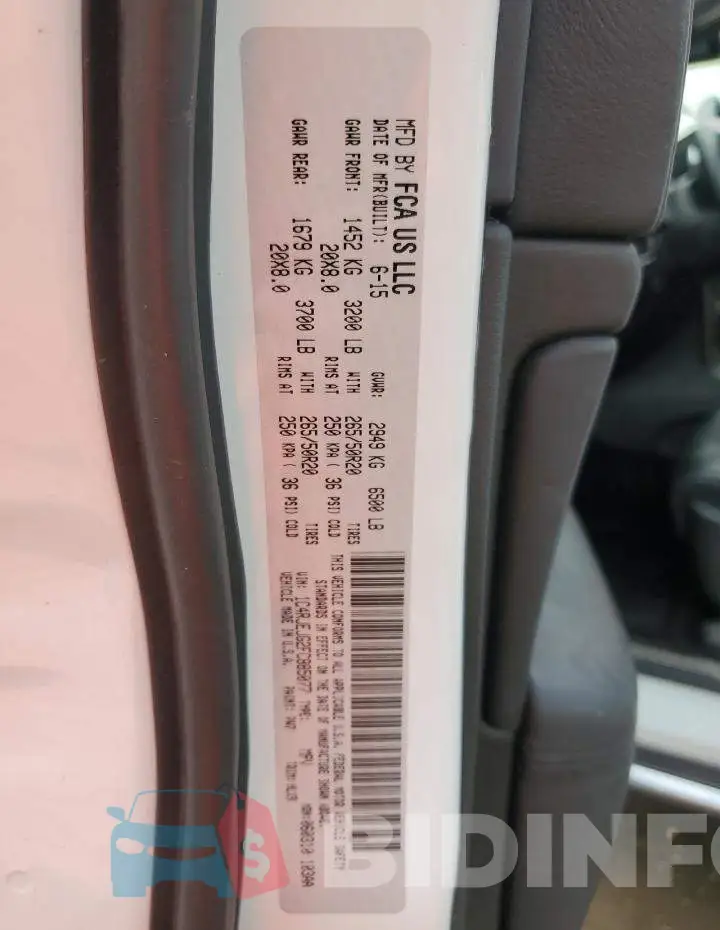 1C4RJEJG2FC885077 Photo# 13