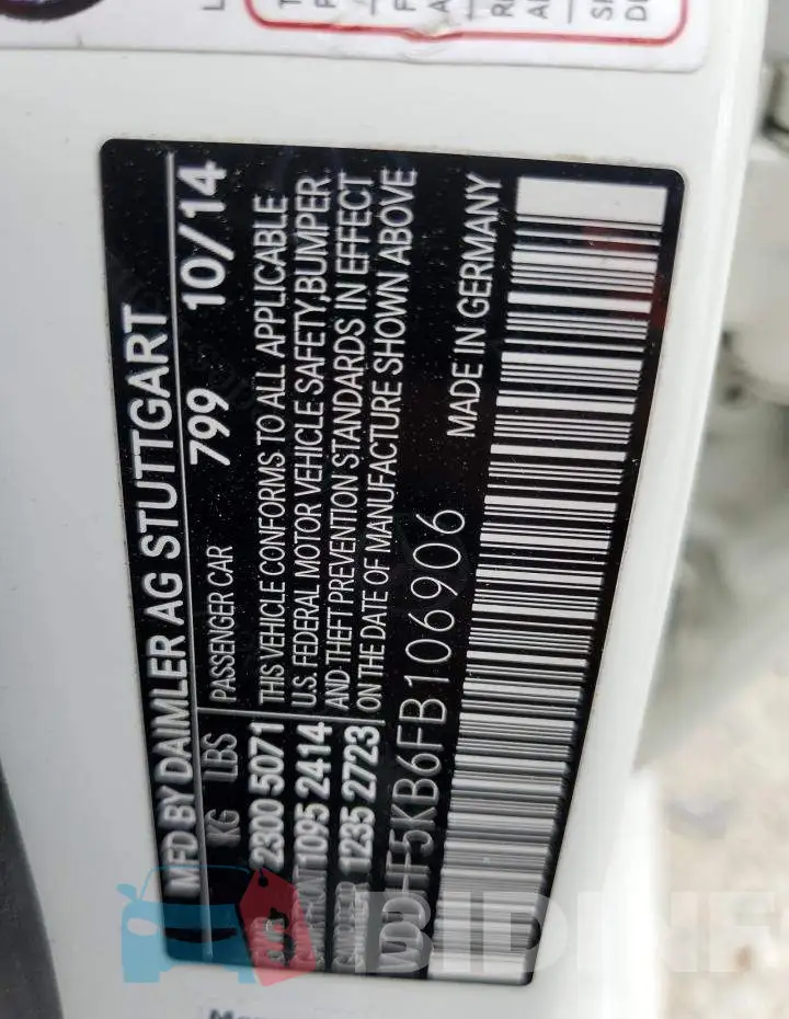 WDDHF5KB6FB106906 Photo# 12