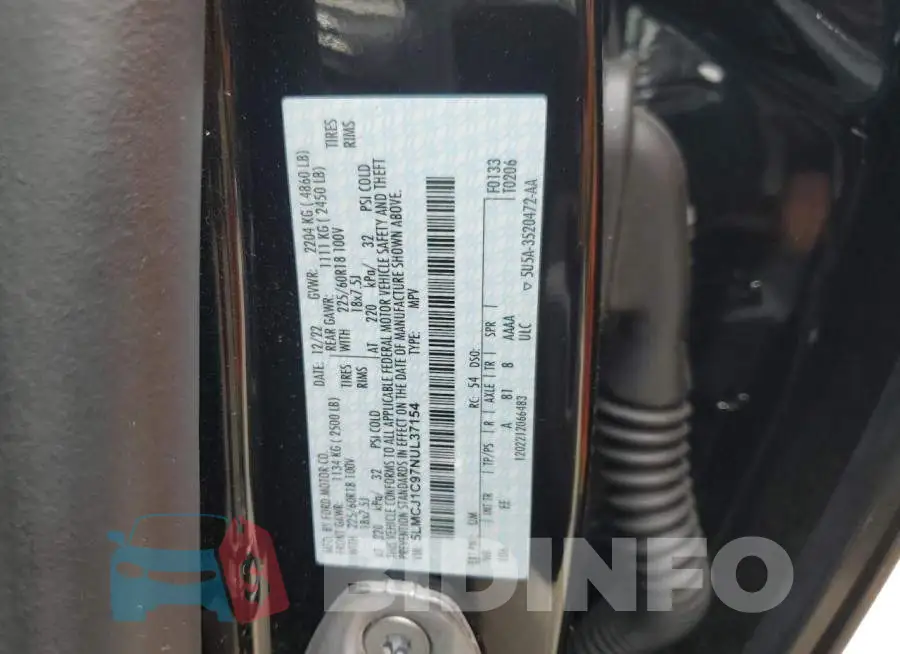 5LMCJ1C97NUL37154 Photo# 14