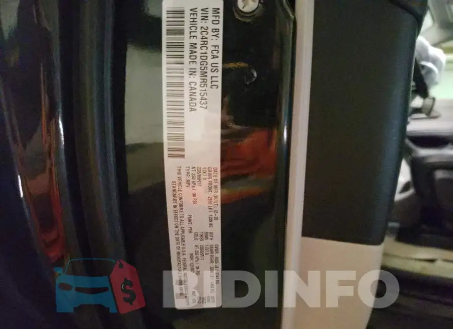 2C4RC1DG5MR515437 Photo# 12