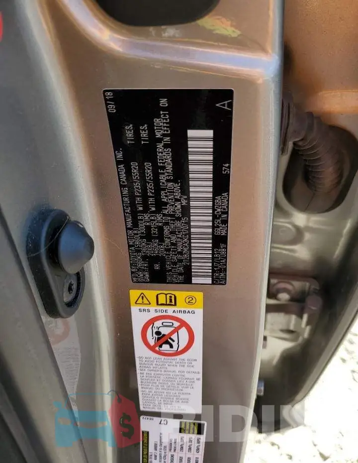 2T2BZMCA2KC170715 Photo# 13