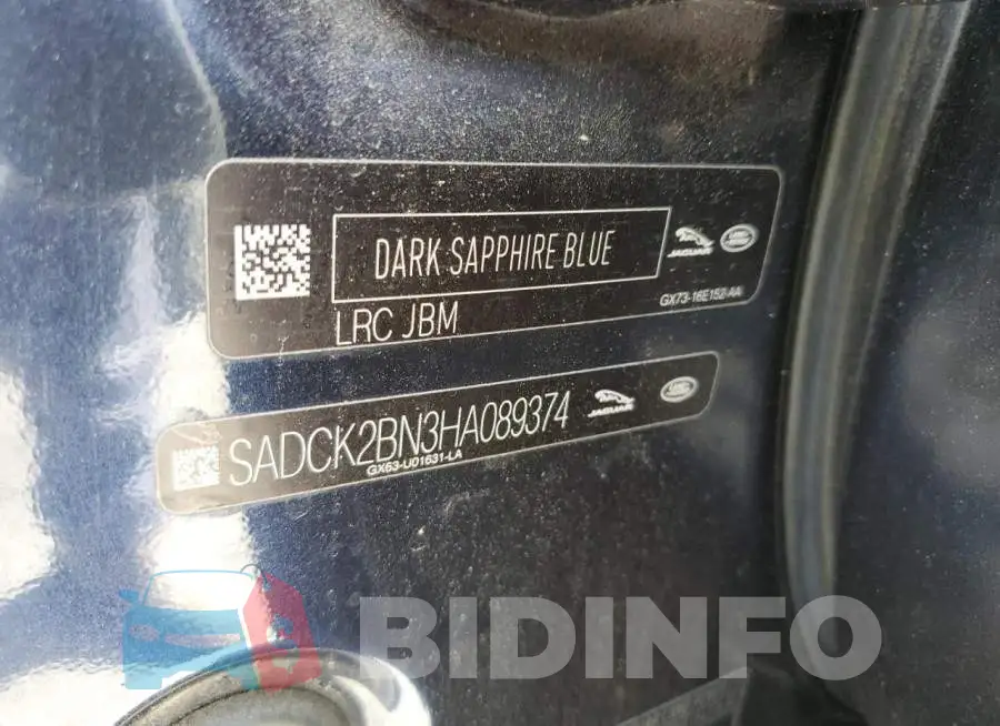 SADCK2BN3HA089374 Photo# 13