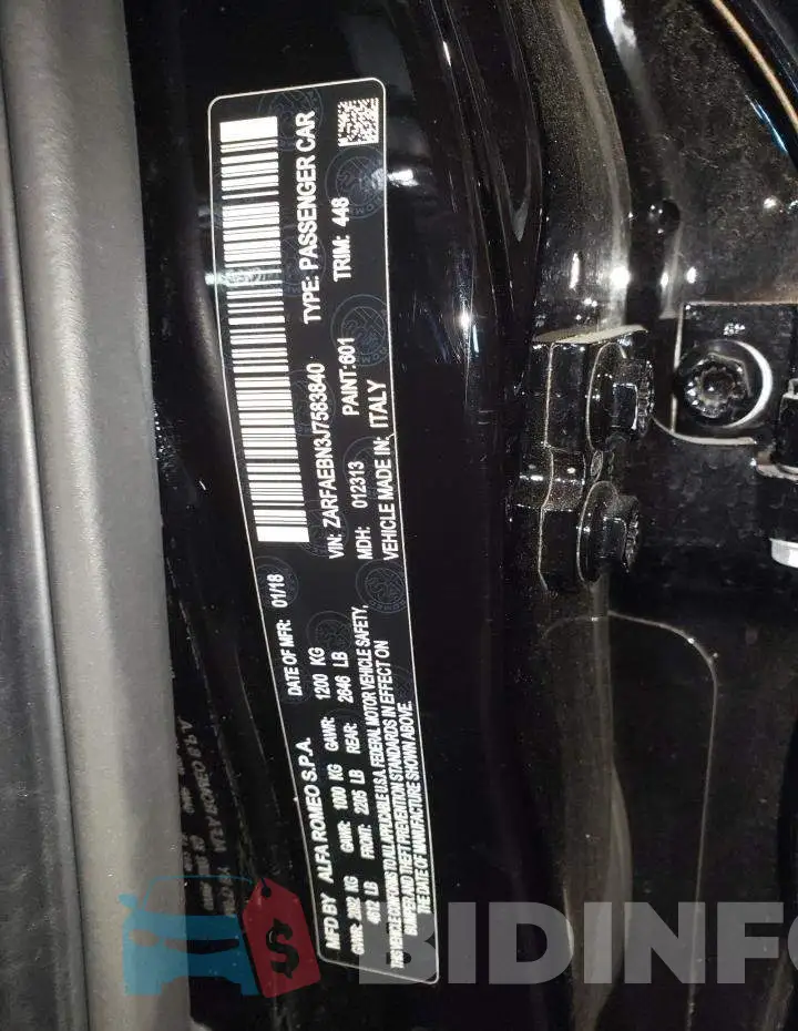 ZARFAEBN3J7583840 Photo# 12