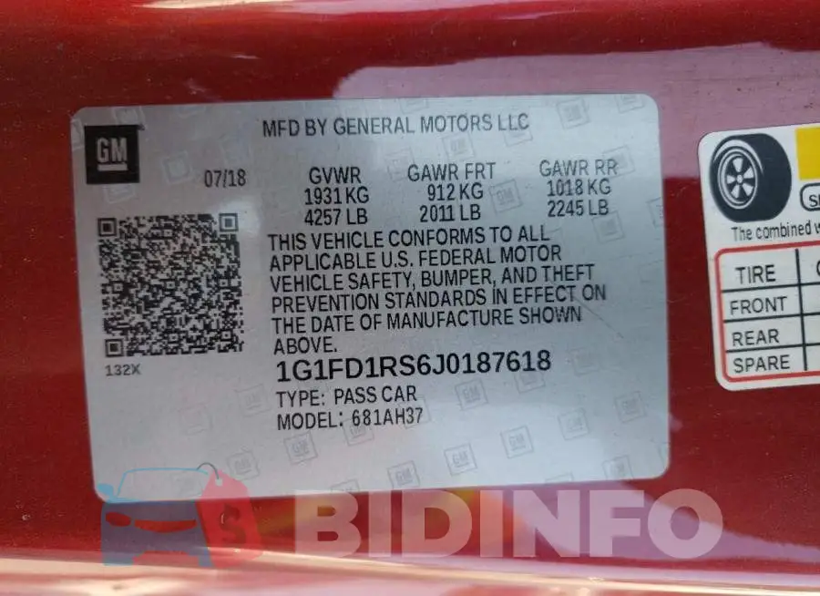 1G1FD1RS6J0187618 Photo# 13