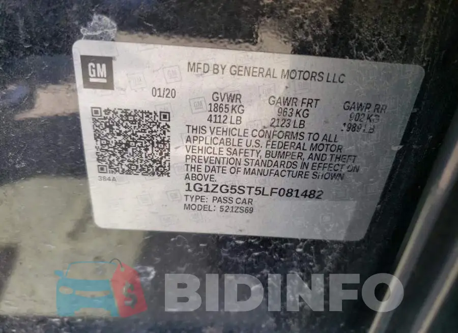 1G1ZG5ST5LF081482 Photo# 12
