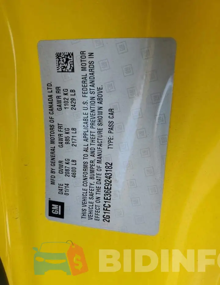2G1FC1E36E9243182 Photo# 12