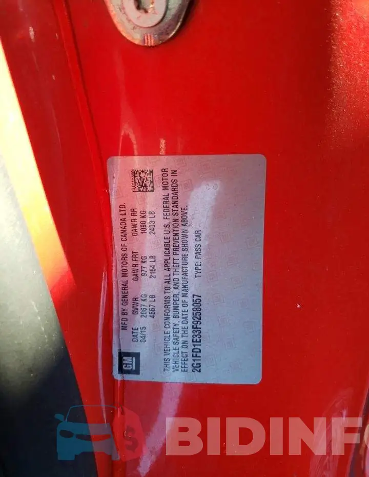 2G1FD1E33F9258057 Photo# 12