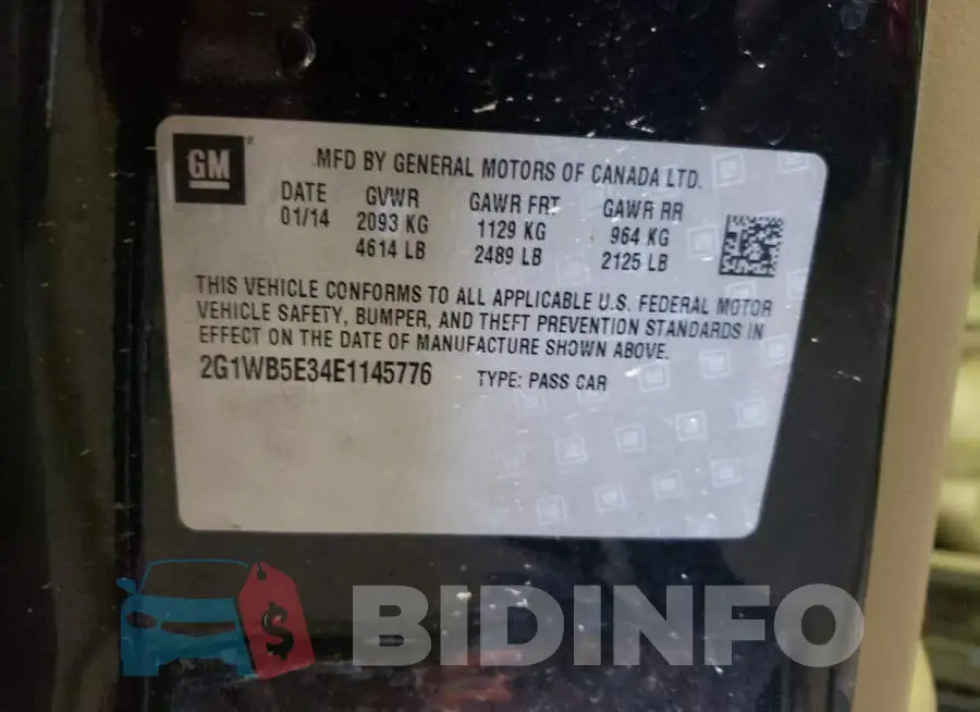 2G1WB5E34E1145776 Photo# 12