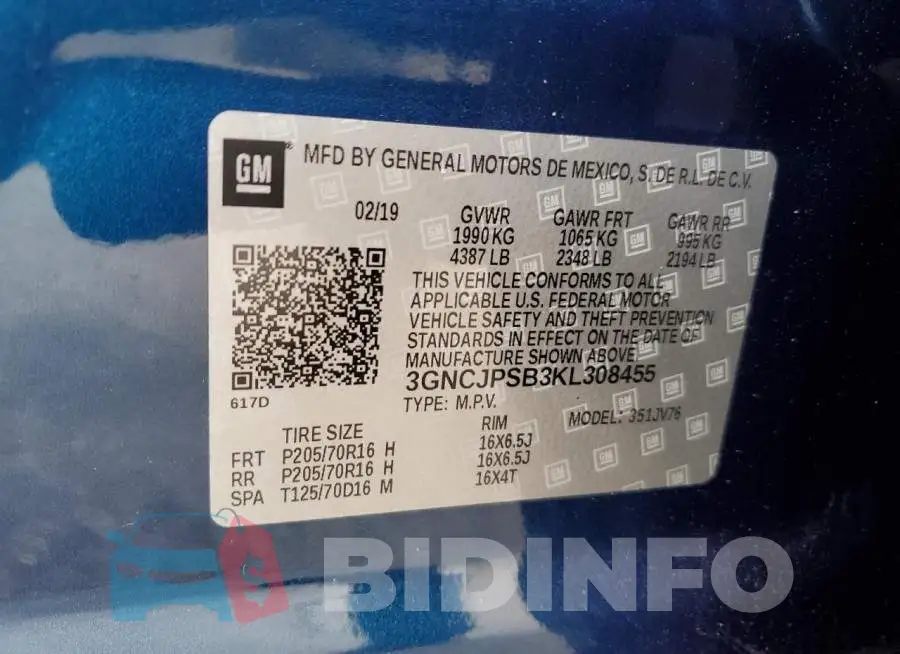 3GNCJPSB3KL308455 Photo# 13