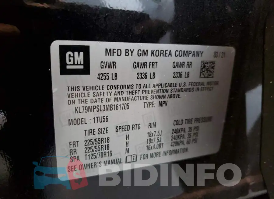 KL79MPSL3MB161705 Photo# 12