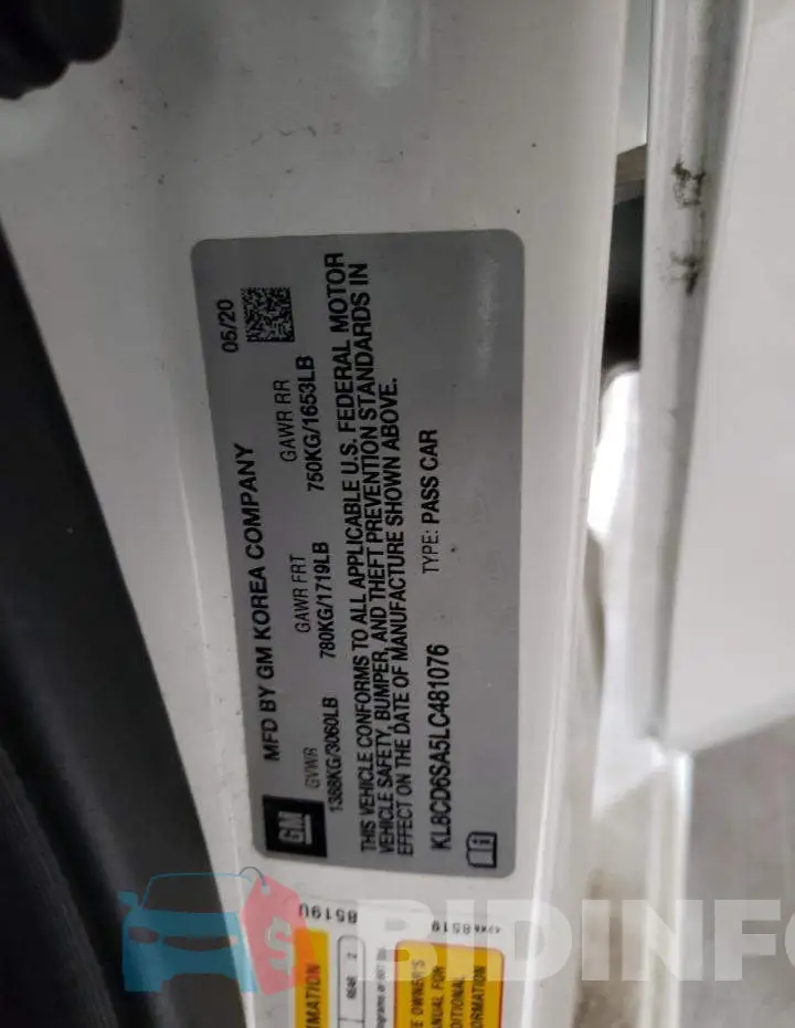 KL8CD6SA5LC481076 Photo# 12