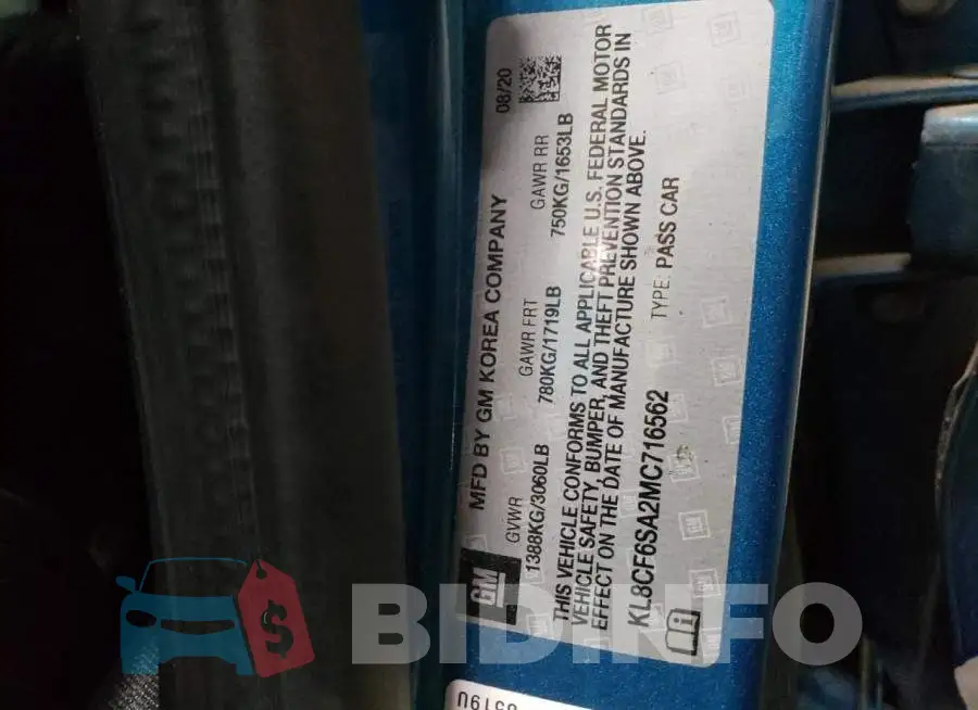 KL8CF6SA2MC716562 Photo# 12