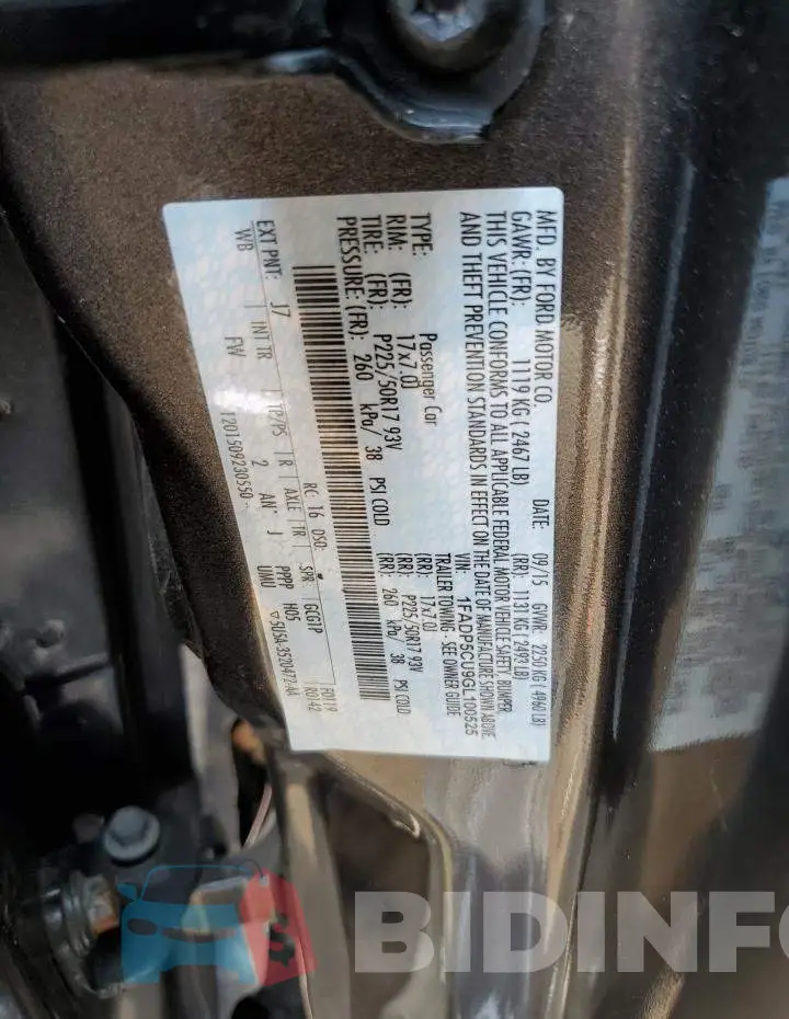 1FADP5CU9GL100525 Photo# 12