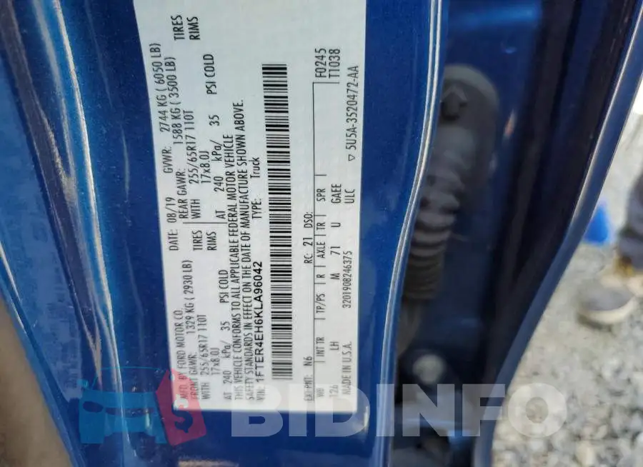 1FTER4EH6KLA96042 Photo# 12