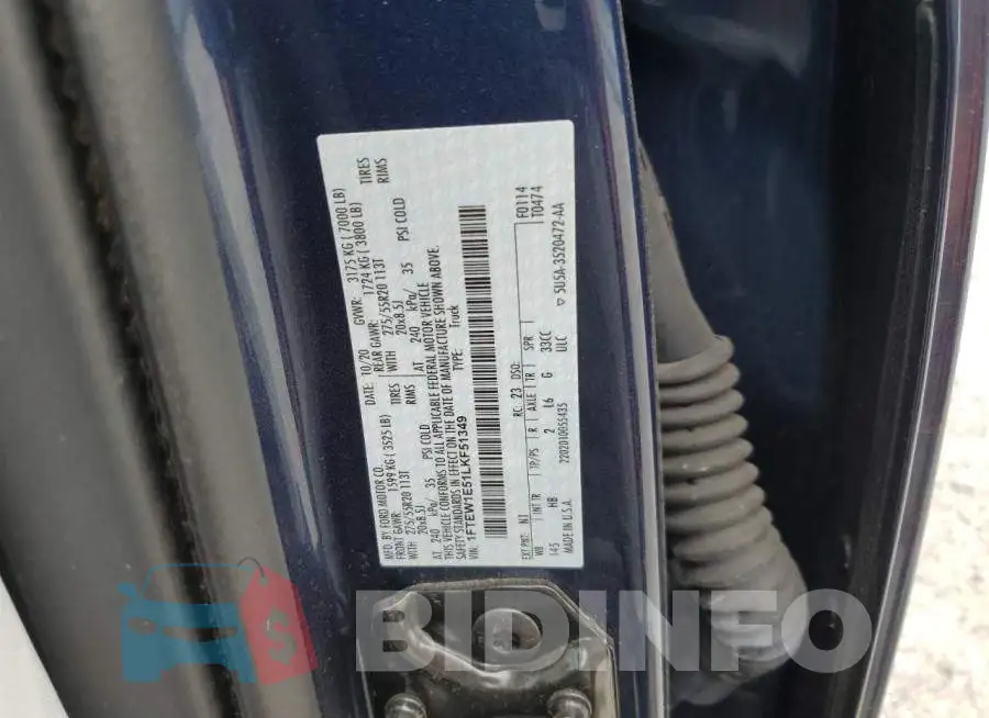 1FTEW1E51LKF51349 Photo# 12