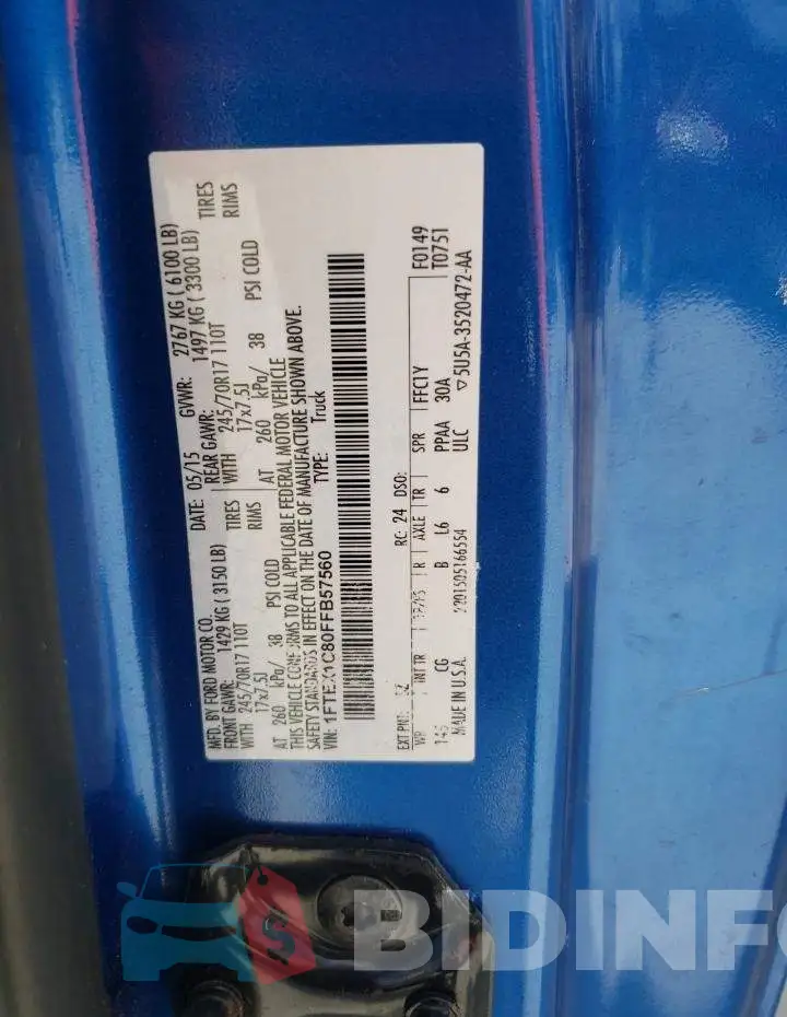1FTEX1C80FFB57560 Photo# 12