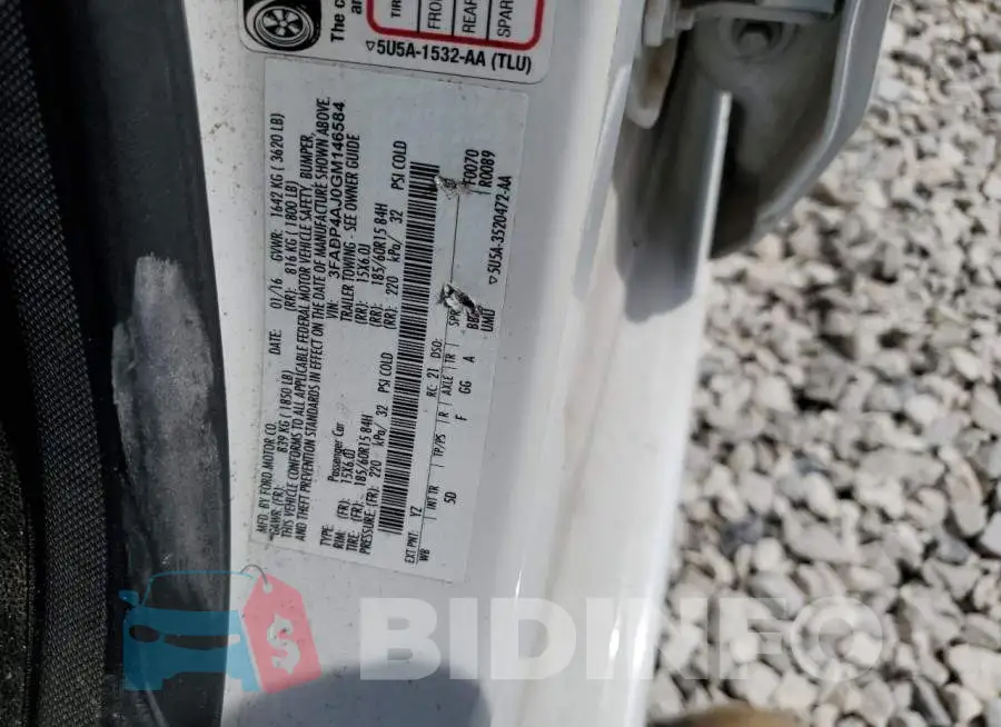 3FADP4AJ0GM146584 Photo# 12
