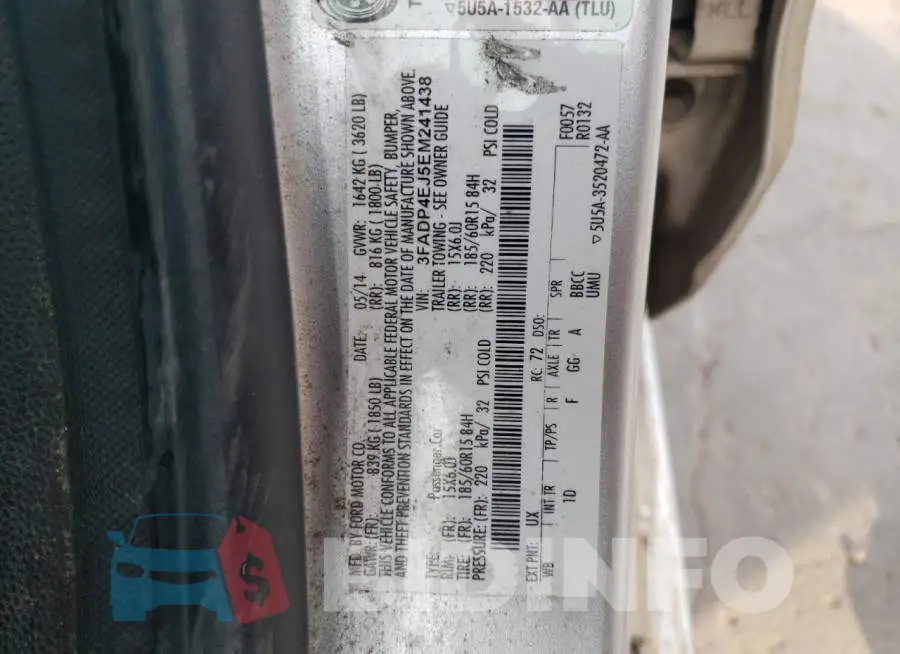 3FADP4EJ5EM241438 Photo# 12