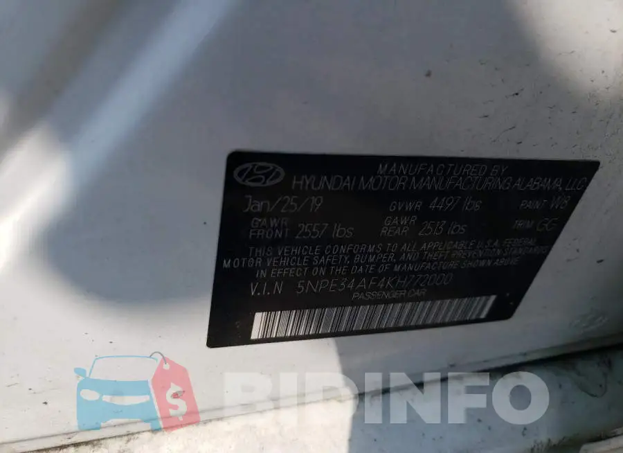 5NPE34AF4KH772000 Photo# 12