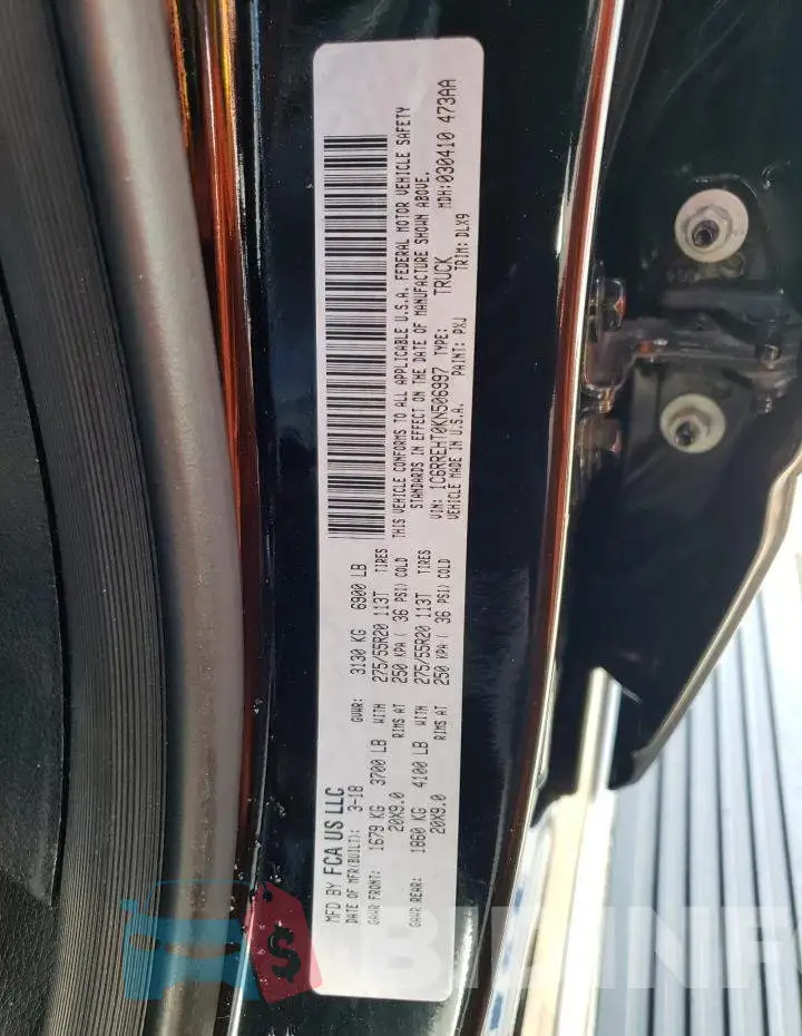 1C6RREHT0KN506997 Photo# 13