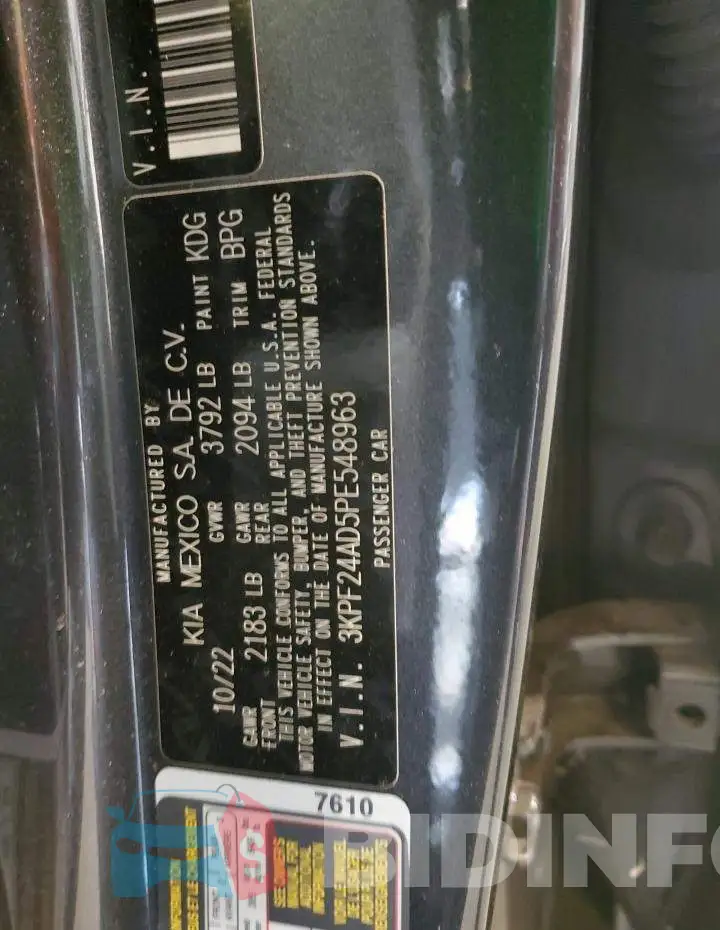 3KPF24AD5PE548963 Photo# 12