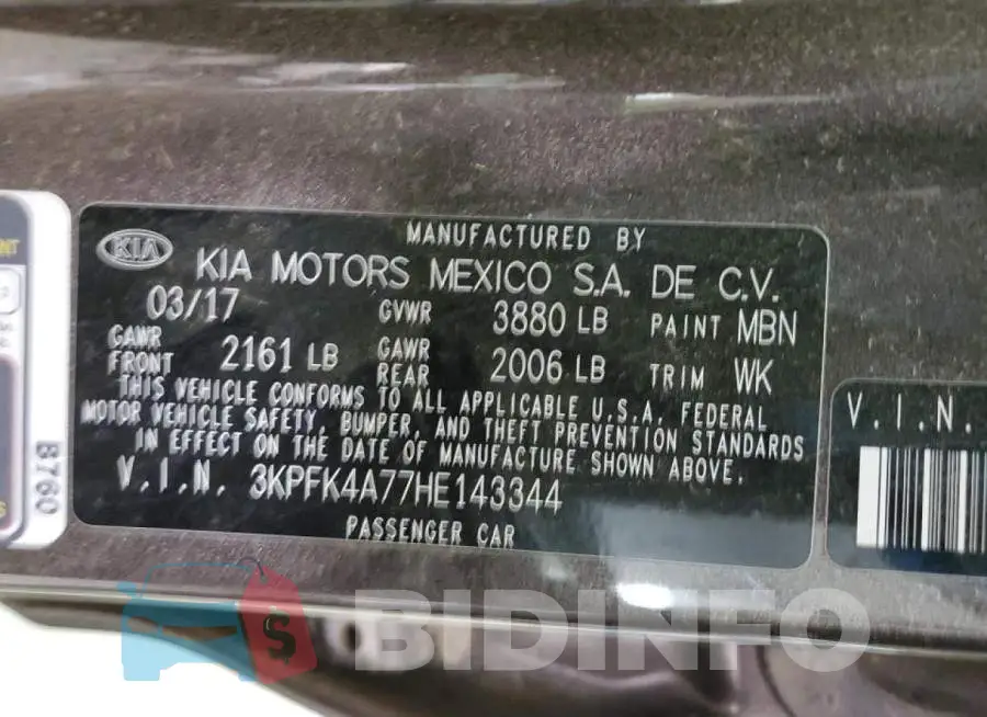 3KPFK4A77HE143344 Photo# 12