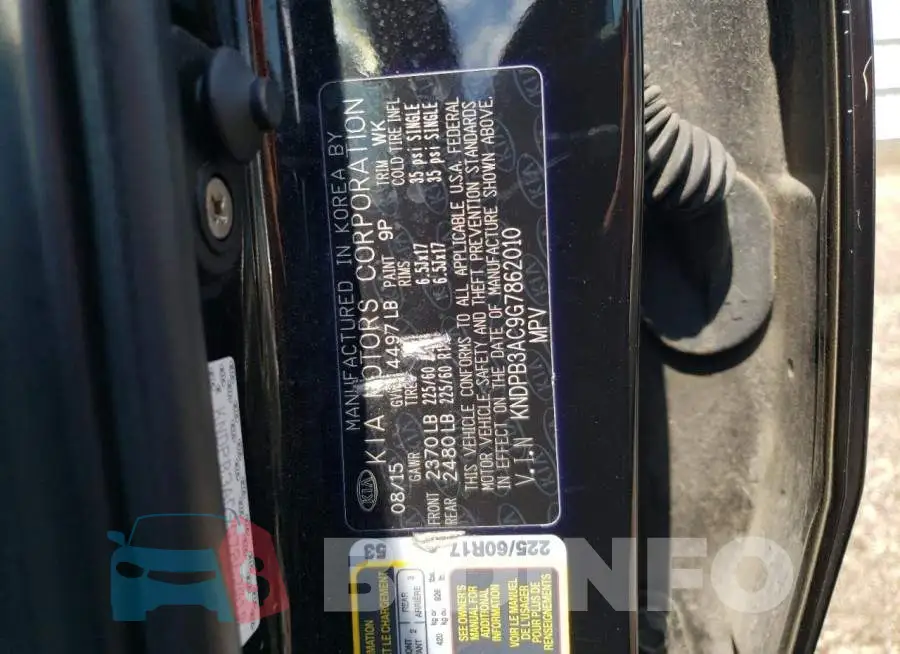 KNDPB3AC9G7862010 Photo# 13