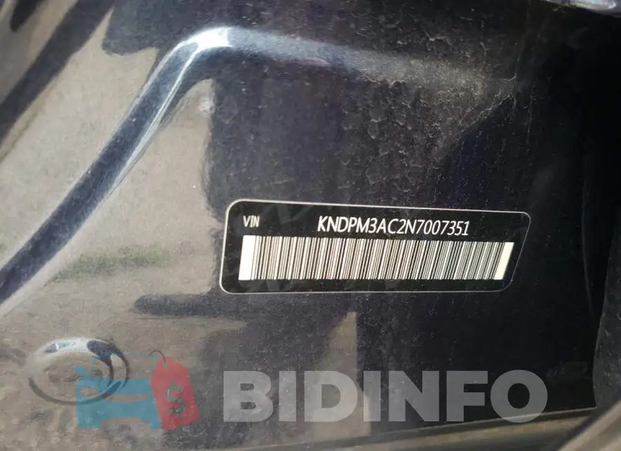 KNDPM3AC2N7007351 Photo# 12