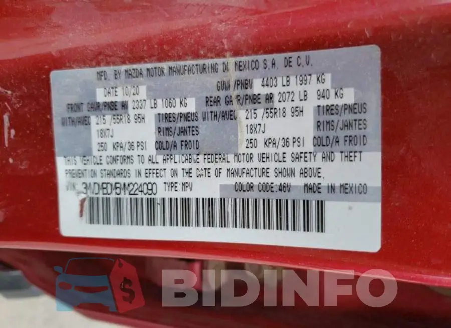 3MVDMBDM5MM224090 Photo# 12